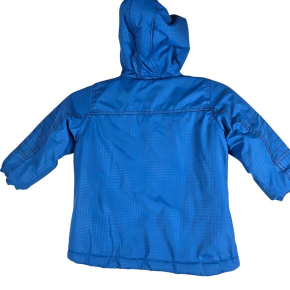 Rugged Bear Winter Jacket 3T Blue Hooded Coat Warm Outdoor Snow Play Wear - Picture 8 of 11